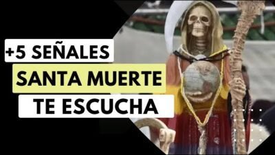 estampita de la santa muerte