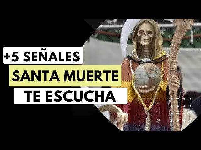 estampita de la santa muerte