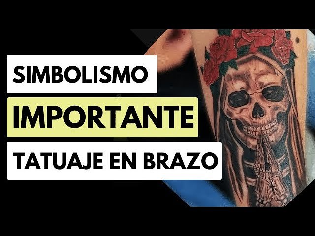 silueta de la santa muerte tattoo