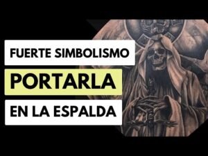 tatuajes de la santa muerte en la espalda